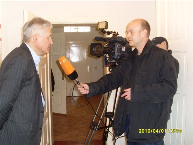 Manfred Kolbe im Interview mit dem ZDF.